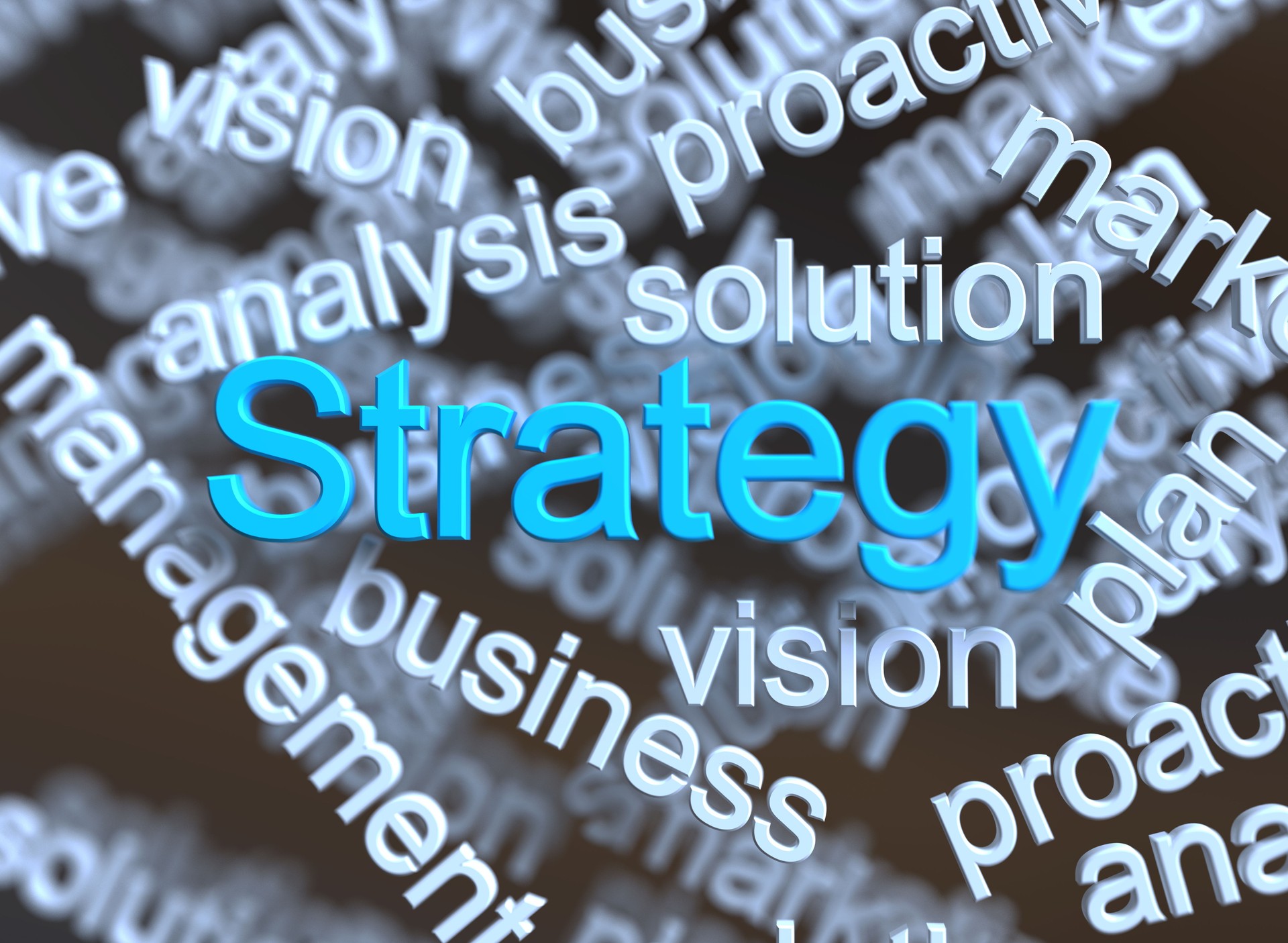 Strategy ,Analysis,Solution,Vision,Business, Word Cloud